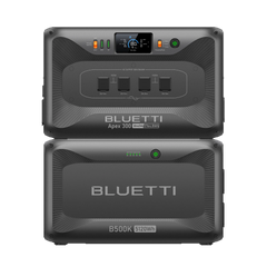 BLUETTI Apex 300 power station with one B500K expansion battery