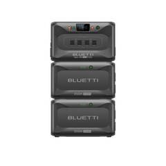 BLUETTI Apex 300 power station with two B500K expansion batteries