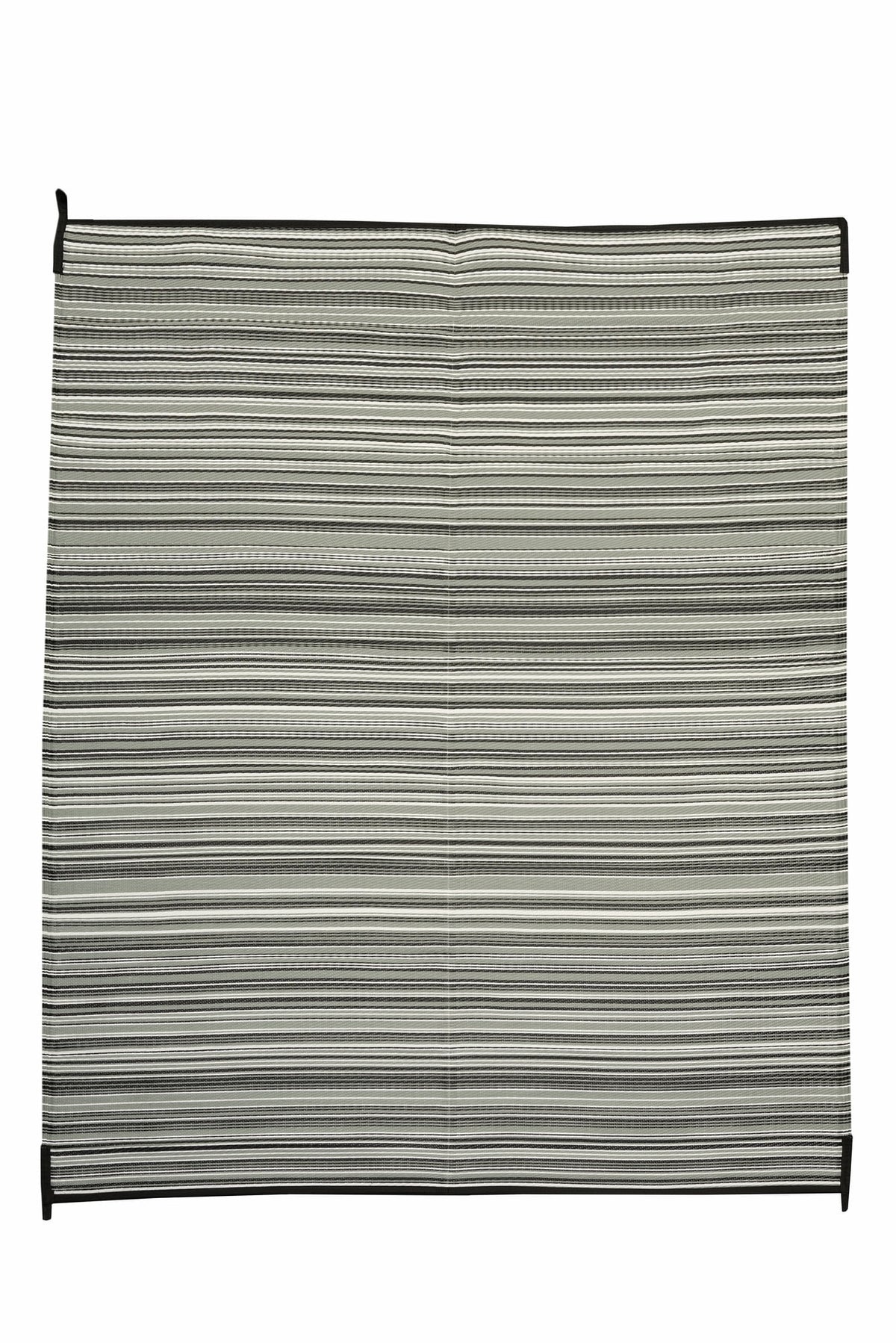 Reversible RV patio mat 6 x 9 ft, gray