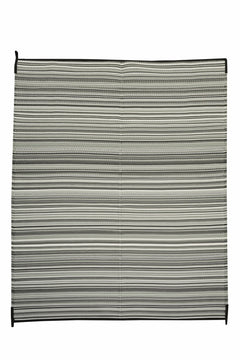 Reversible RV patio mat 6 x 9 ft, gray