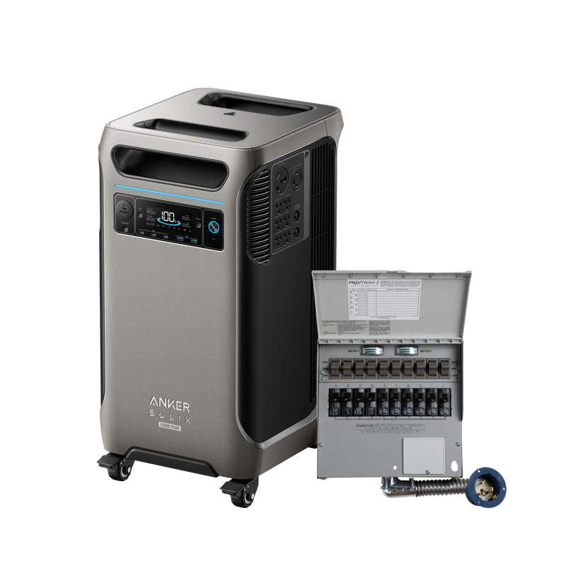 Anker SOLIX F3800 Plus + 10-Circuit Manual Transfer Switch - view 2