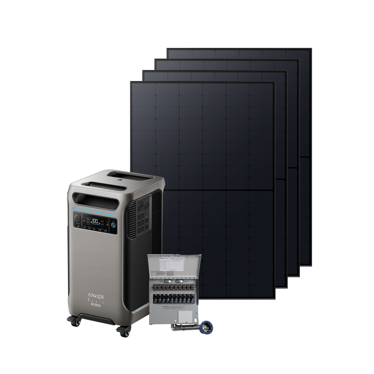 Anker SOLIX F3800 Plus + 10-Circuit Manual Transfer Switch - view 4