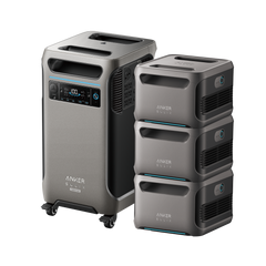Anker SOLIX F3800 Plus + 3x BP3800 Batteries