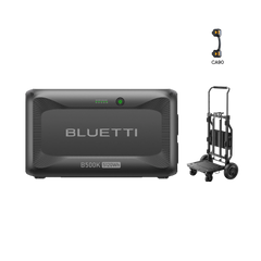 BLUETTI B500K expansion battery on Foldable Trolley 2