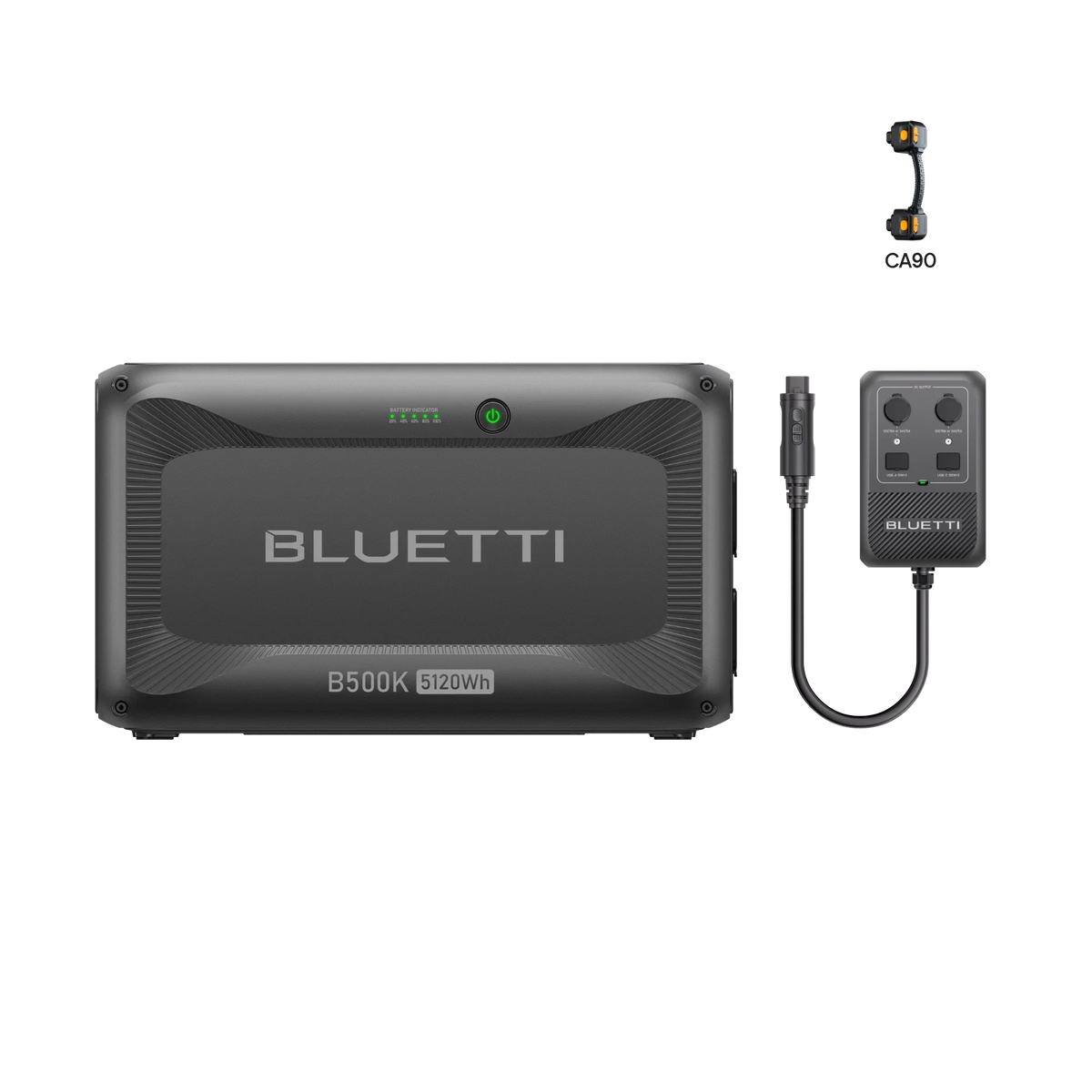 BLUETTI B500K expansion battery with Hub D1 DC hub
