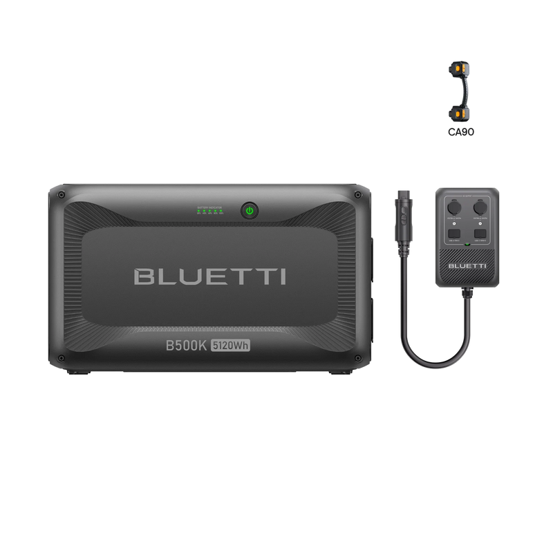 BLUETTI B500K expansion battery with Hub D1 DC hub