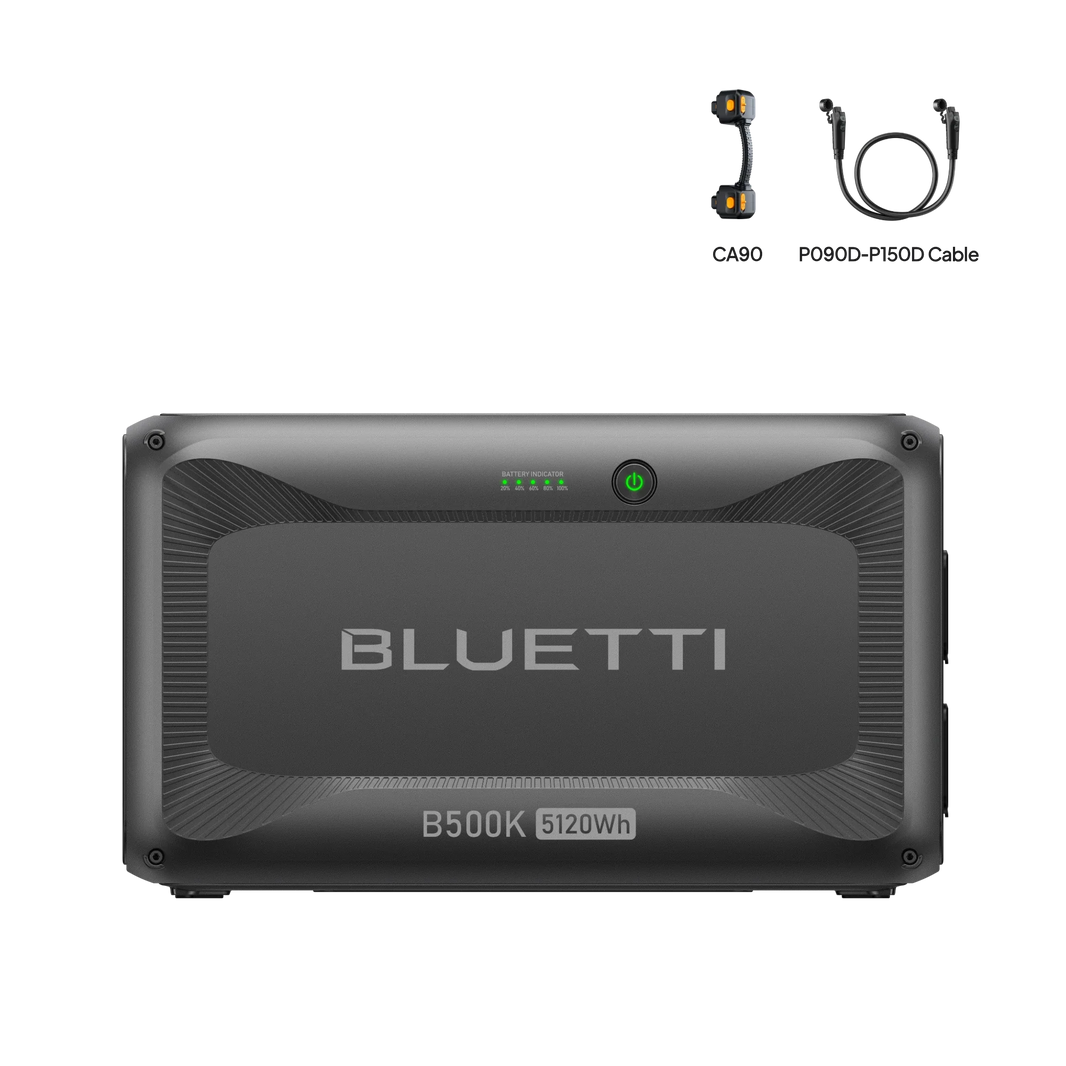 BLUETTI two B500K expansion batteries for AC500 power station