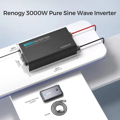 Renogy 12V pure sine wave inverter with UPS transfer switch