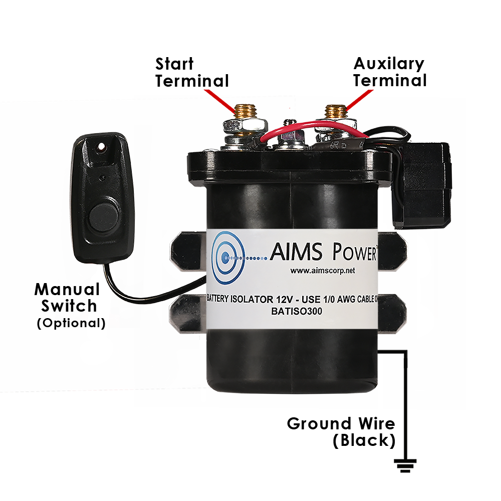 AIMS Power Battery Isolator and Lithium Regulator Kit - view 4