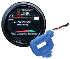 DualPRO BFGRLITH Lithium Battery Fuel Gauge, Round Display, 12V/24V/36V/48V with Current Transducer