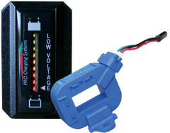 DualPRO BFGVLITH Lithium Battery Fuel Gauge, Vertical Rectangle Display, 12V/24V/36V/48V with Current Transducer
