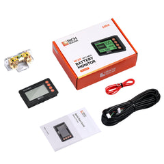 Rich Solar 500 Amp Battery Monitor with Shunt 8~120V 500A Battery Monitor with Shunt