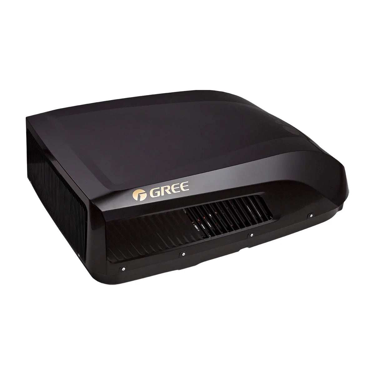 Eco-Cool Ducted V2 15K BTU RV Rooftop AC with Heat Pump, Black - black rooftop shroud