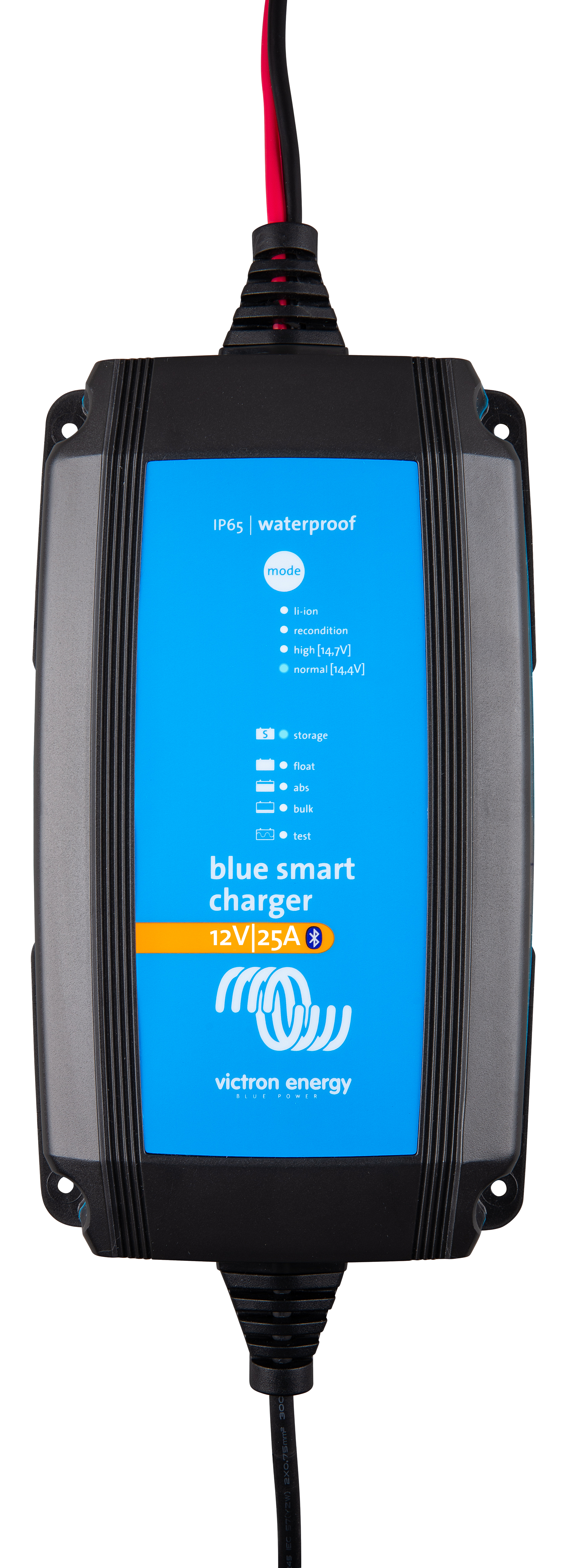 Victron Energy - Blue Smart IP65 Charger + DC connector - 120V | 1 output, natural convection cooling. With NEMA 1-15P plug