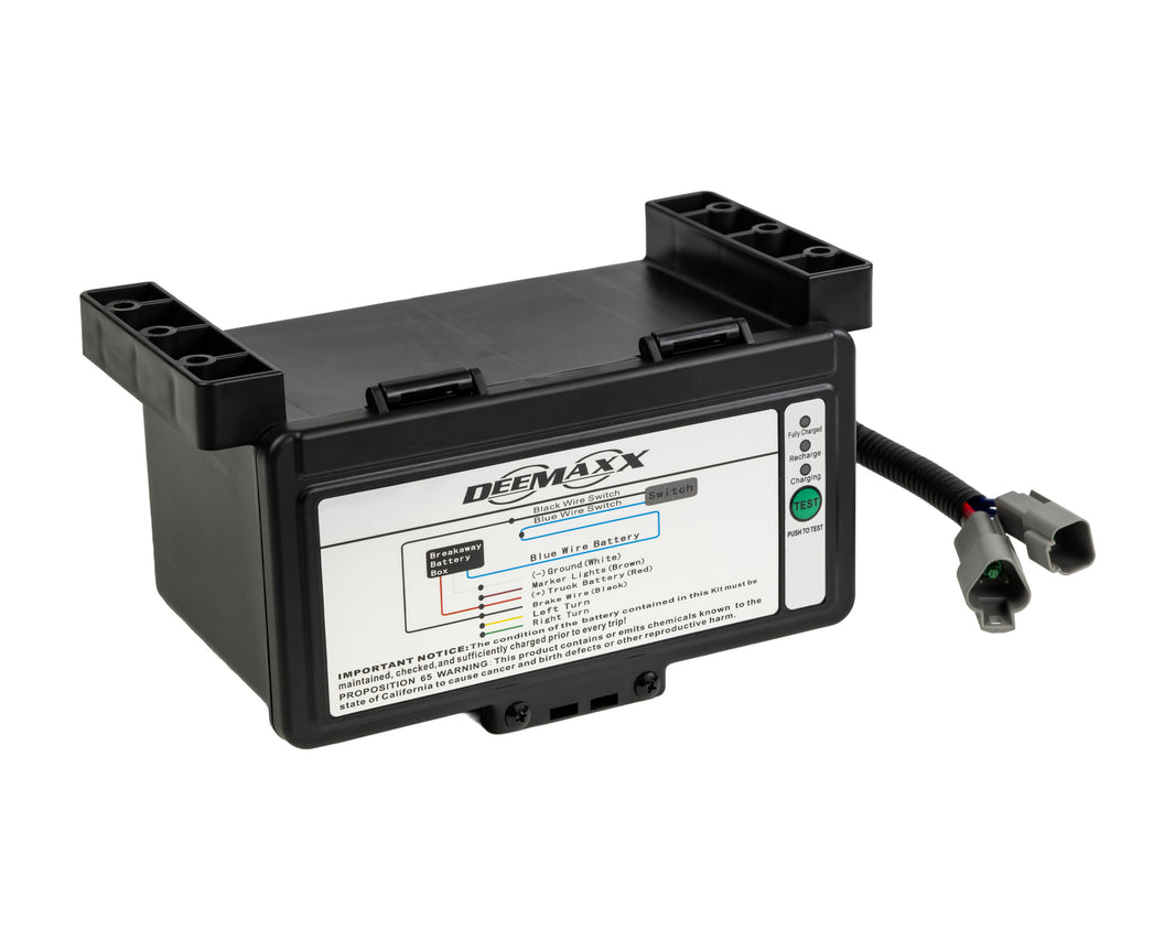 DeeMaxx EOH Alpha 1600 disc brake actuator with harness and battery, view 2