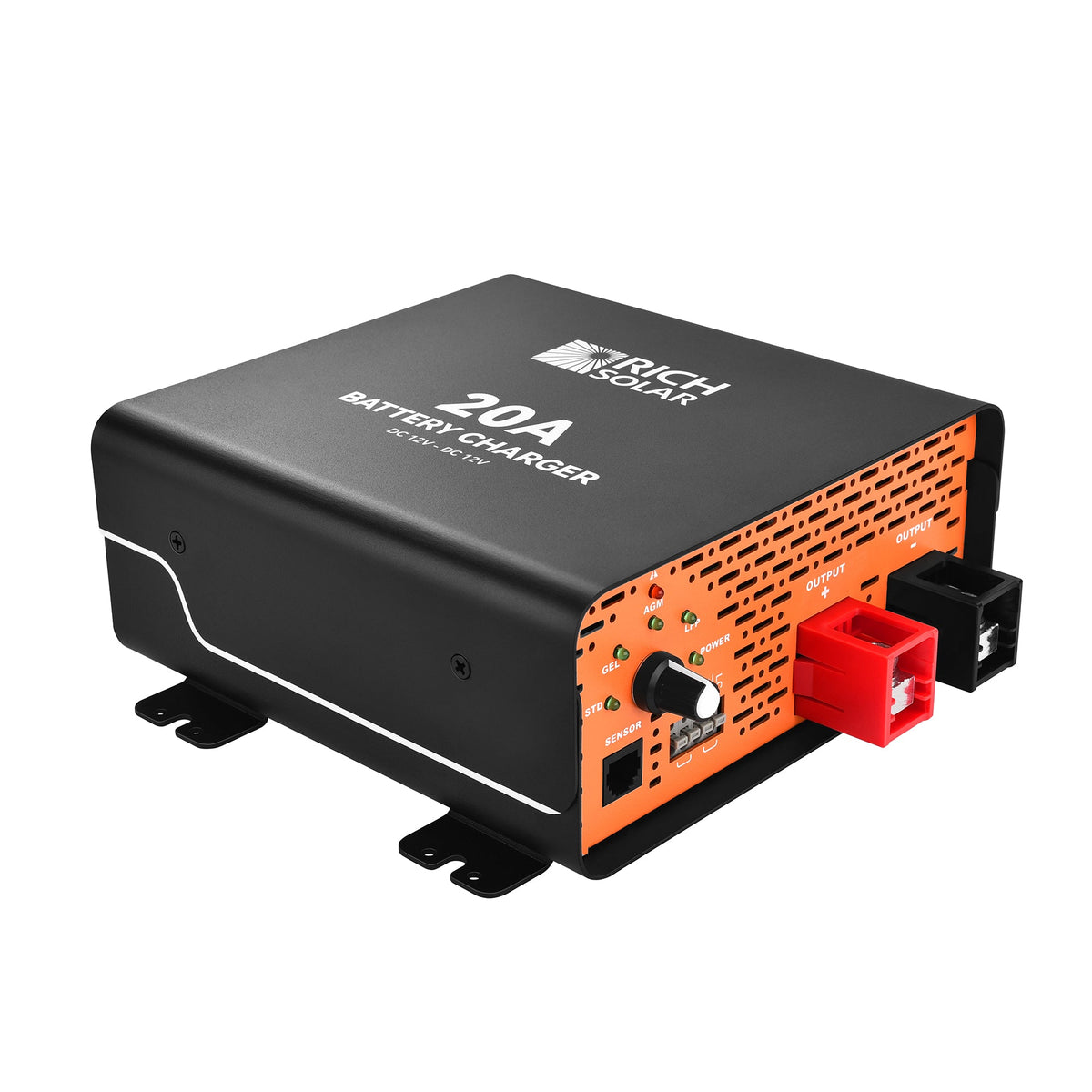 Rich Solar 12V 20A DC-DC Battery Charger for RV, Van, Boat, Off-Grid