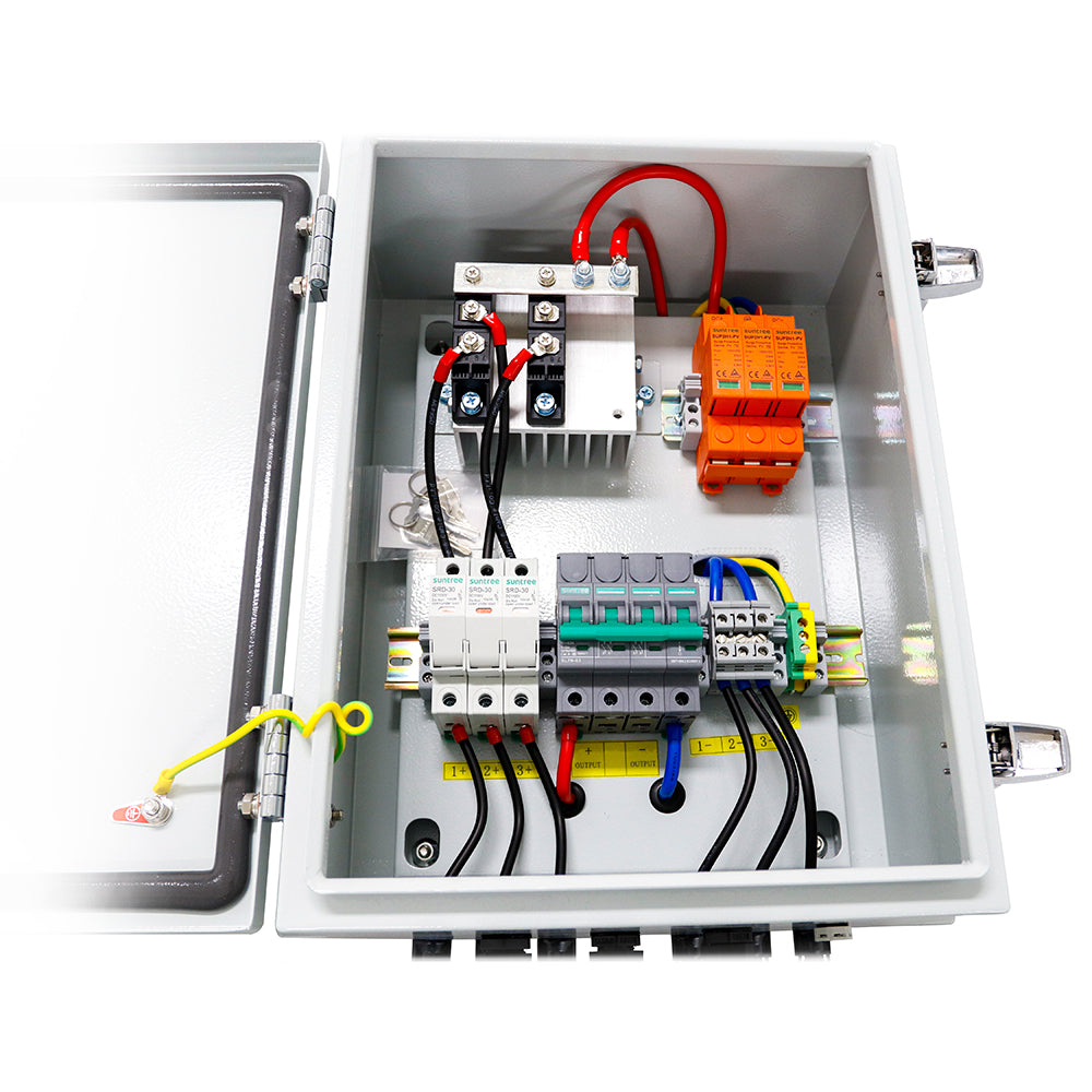 AIMS Power 3-String Solar Combiner Box 60A, 1000V, Prewired - view 3