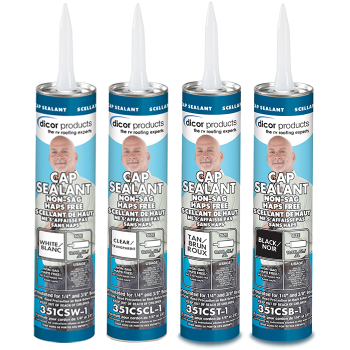 Dicor Cap Sealant for Windows & Doors, 10.3 oz Tube