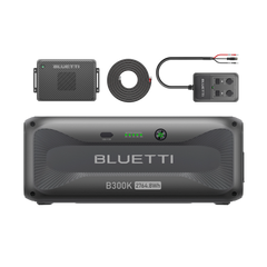 BLUETTI B300K battery with Charger 2 and DC Hub