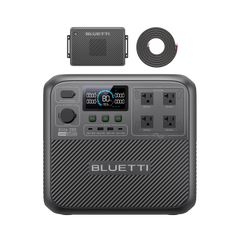 BLUETTI Elite 200 V2 power station with Charger 2 alternator charger