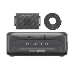 BLUETTI B300K expansion battery with Charger 2 alternator charger