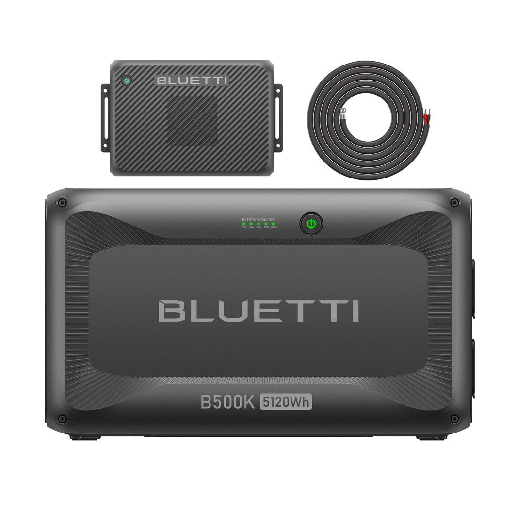 BLUETTI B500K expansion battery with Charger 2 alternator charger