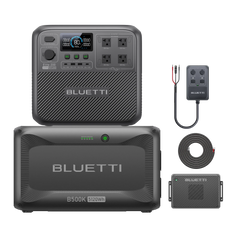 BLUETTI Elite 200 V2 with B500K Charger 2 and DC Hub