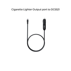 BLUETTI 12V 24V DC power cable cigarette plug to barrel connector