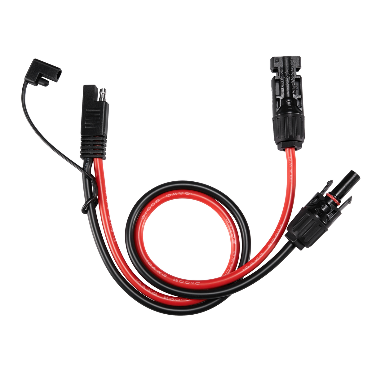 Rich Solar 10AWG Solar Connector to SAE Adapter Connect Solar Panel Connectors to SAE Plug