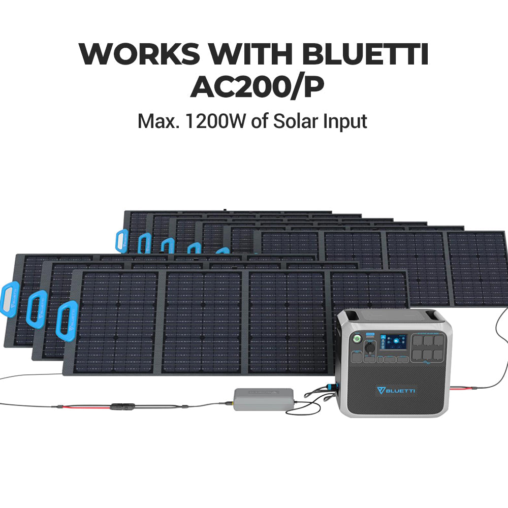 BLUETTI D050S DC charging enhancer with cables