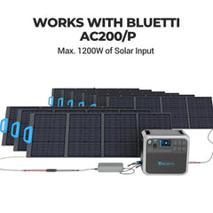 BLUETTI D050S DC charging enhancer with cables