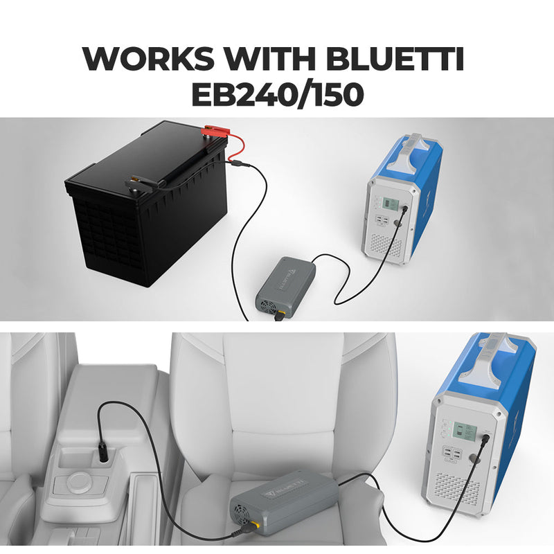 BLUETTI D050S DC charging enhancer with cables
