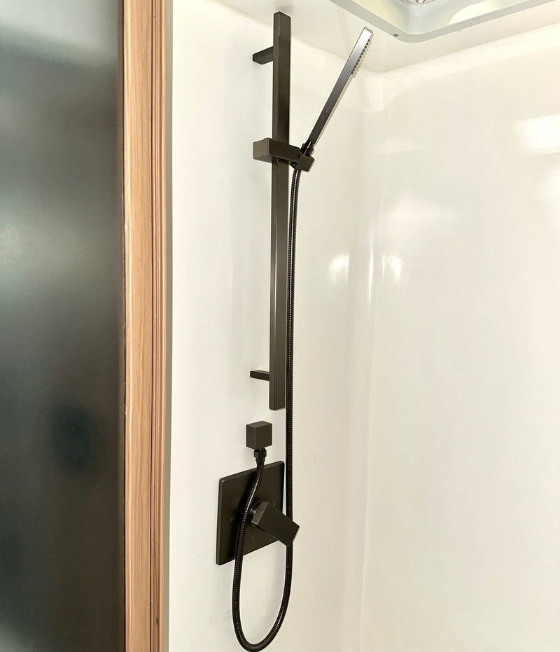 Thermostatic Shower System with Handheld & Slide Bar