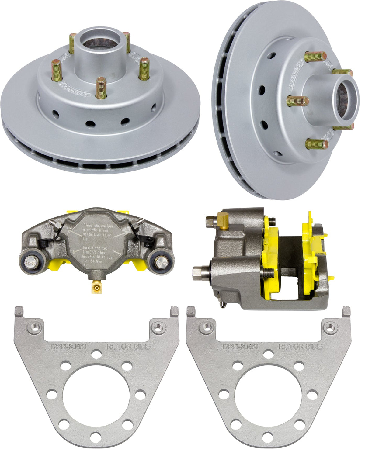 DeeMaxx 3.5K one-axle integral disc brake kit MAXX coated
