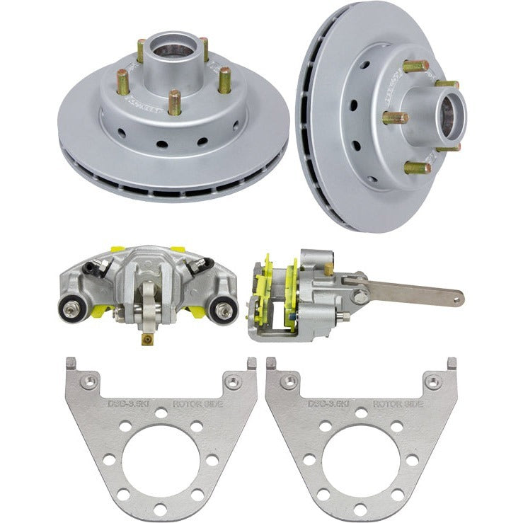 DeeMaxx 3.5K one-axle disc brake kit with parking brake calipers