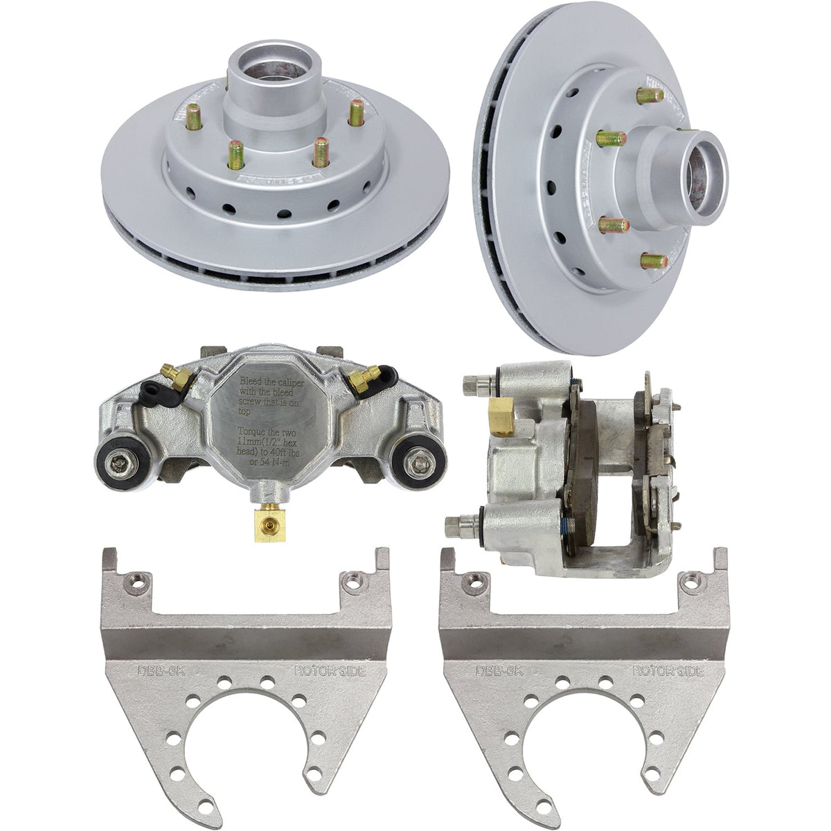 DeeMaxx 6K one-axle disc brake kit MAXX rotor stainless calipers