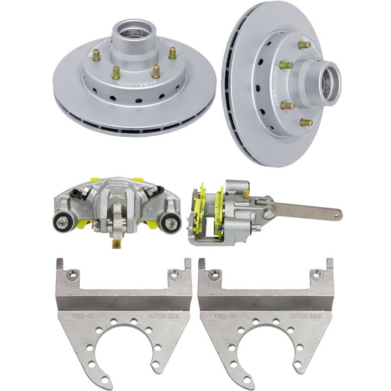 DeeMaxx 6K one-axle disc brake kit with parking brake calipers