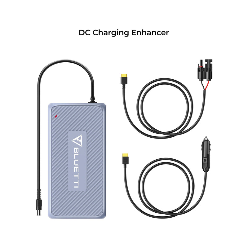 BLUETTI D050S DC charging enhancer with cables