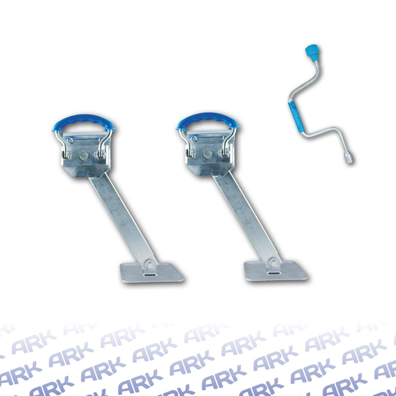 ARK drop down corner steadies pair with winding handle - view 2