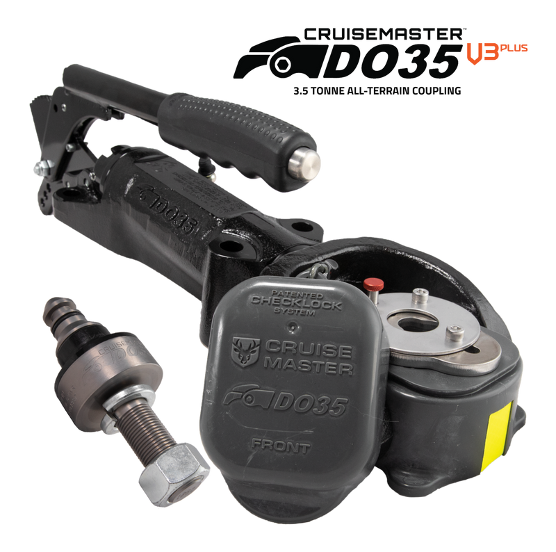 Cruisemaster DO35 articulating off-road trailer coupling