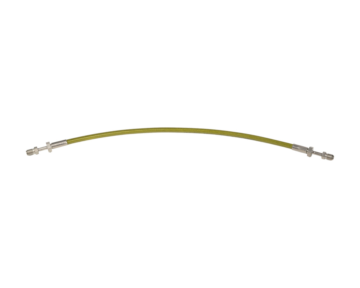 DeeMaxx 18 inch DOT stainless steel braided hydraulic brake line, view 3
