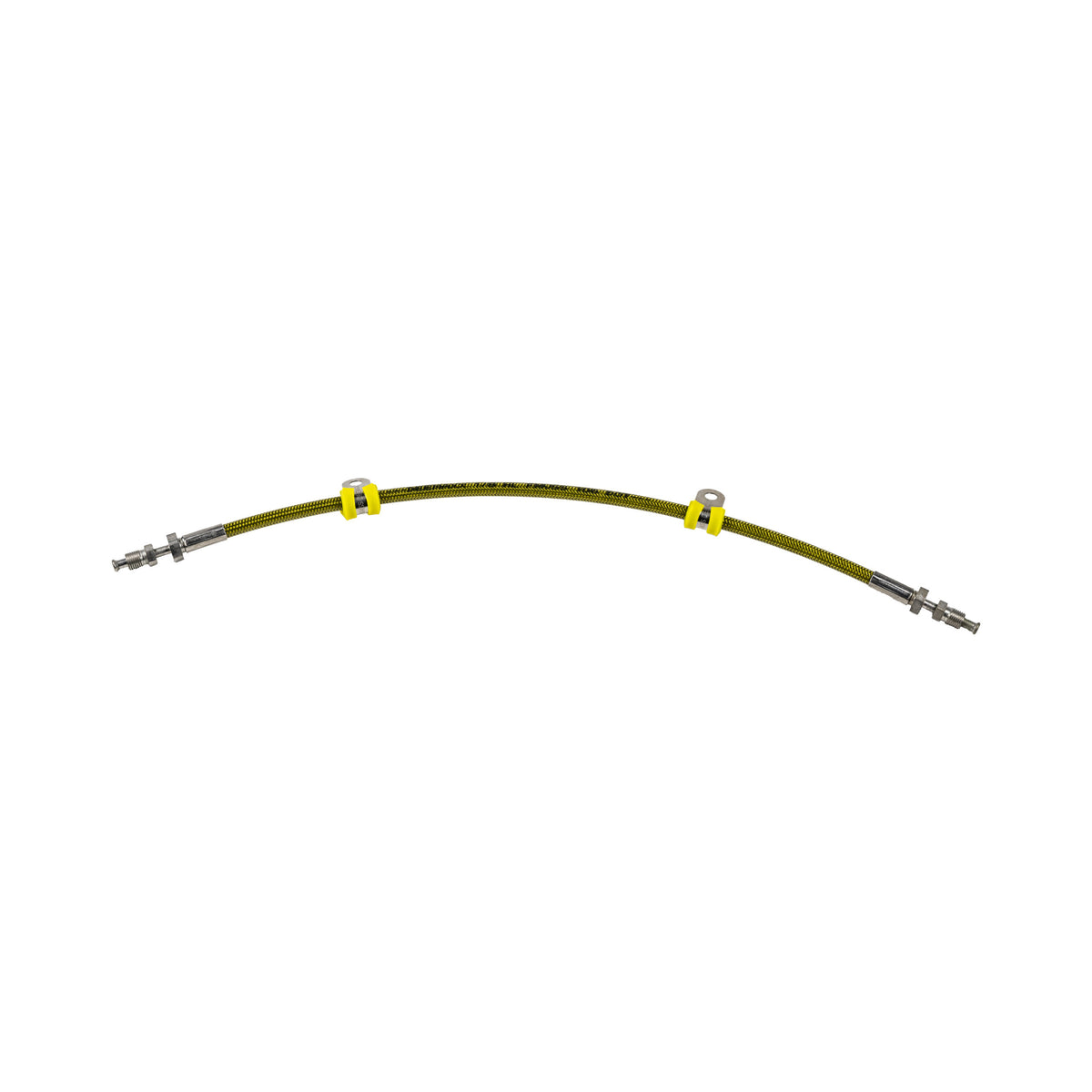 DeeMaxx 18 inch DOT stainless steel braided hydraulic brake line, view 4