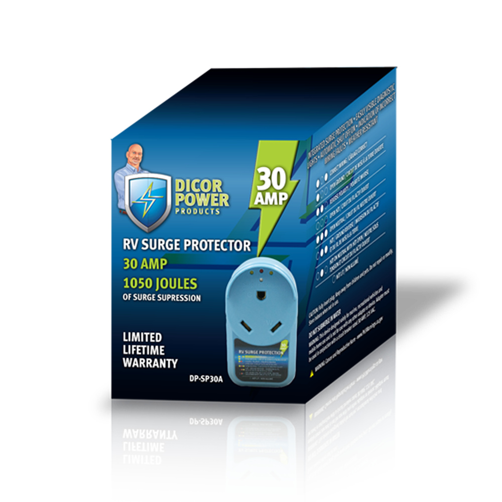 Dicor 30 Amp RV Surge Protector Plug, 1,050 Joules - view 3