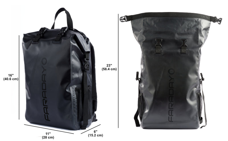 Faraday Defense DRY Bag Backpack, Stealth Black, Waterproof Faraday - photo 5