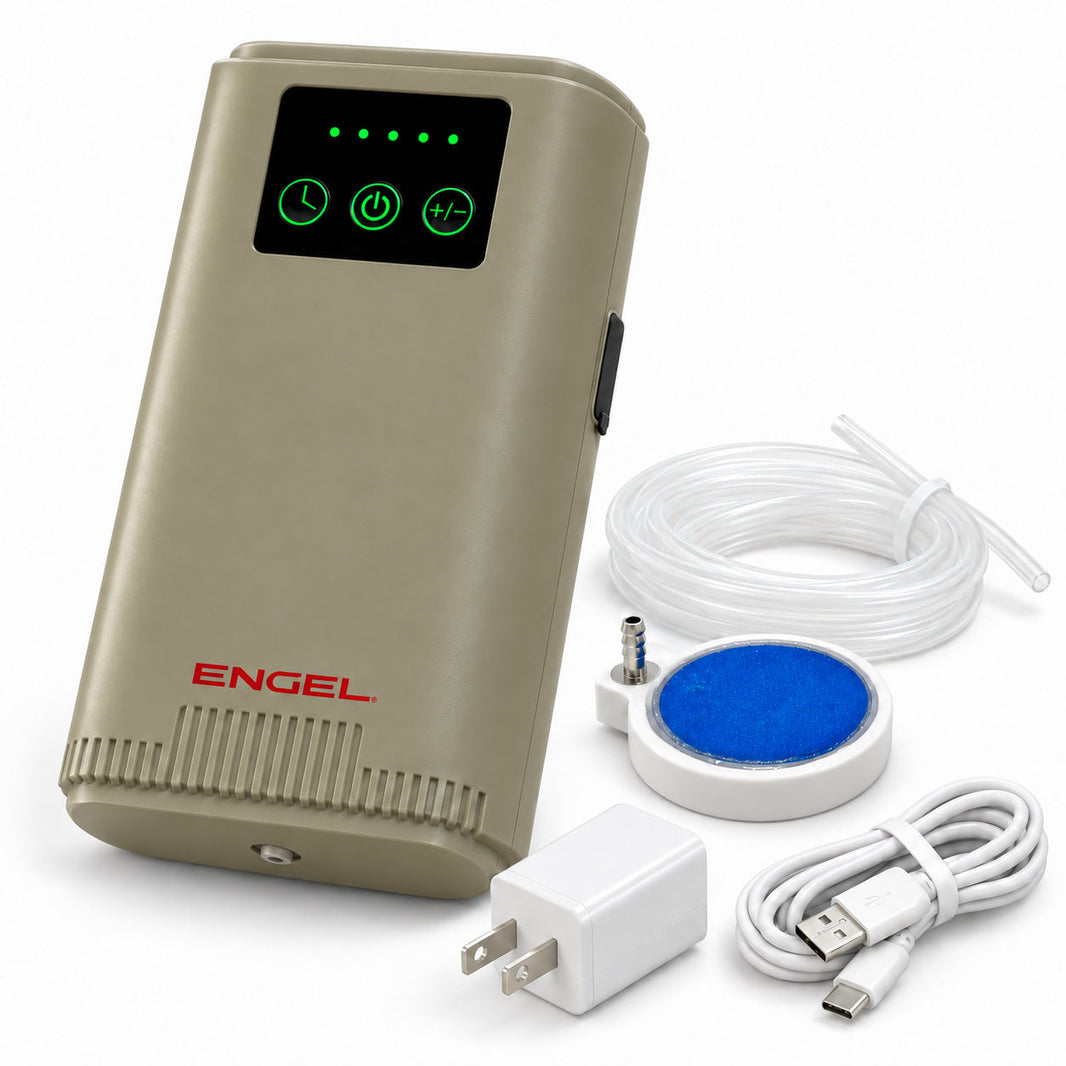 Engel AP4 XL Rechargeable Live Bait Aerator Pump, USB-C - Tan