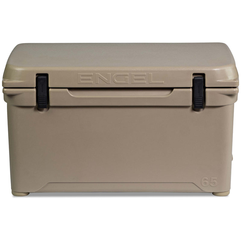 Engel 65 High-Performance Rotomolded Hard Cooler - Tan