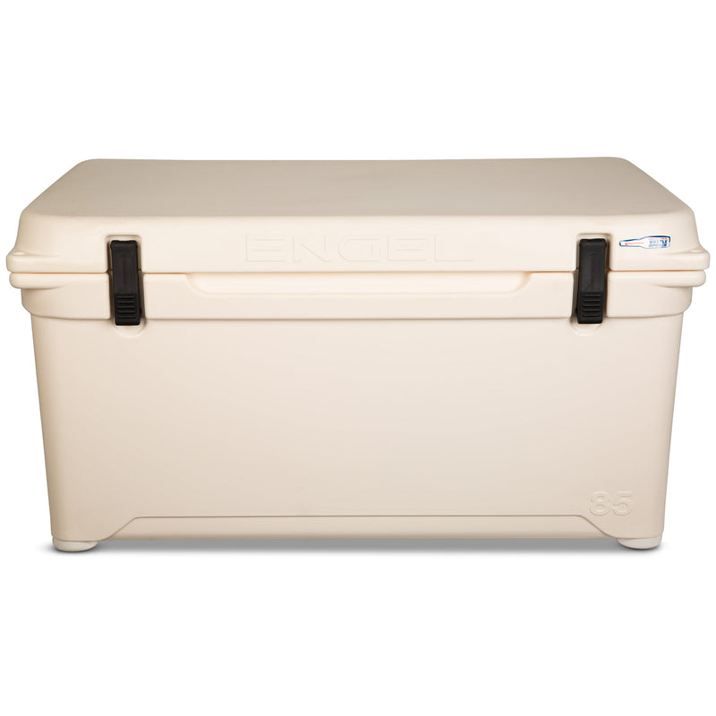 Engel 85 High-Performance Rotomolded Hard Cooler - Coastal White