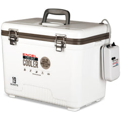 Engel 19 Qt Live Bait Cooler with Pull-Out Net and Air Pump