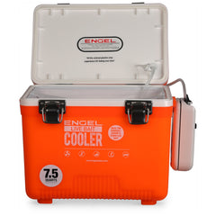 Engel 7.5 Qt Live Bait Cooler with Pull-Out Net and Air Pump