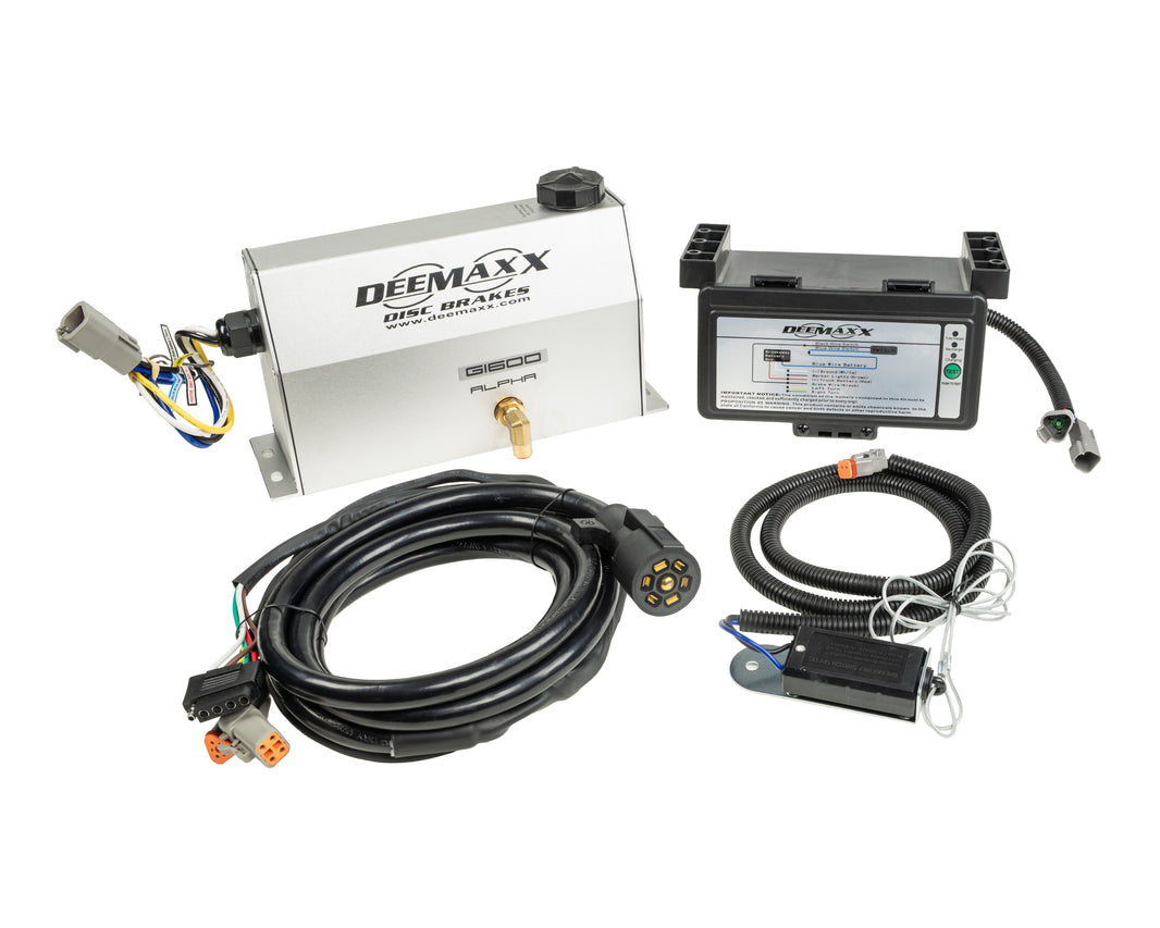 DeeMaxx EOH Alpha 1600 disc brake actuator with harness and battery